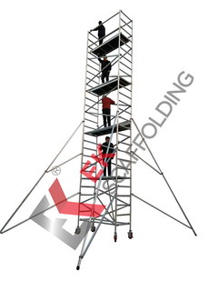 Aluminiowa platforma ruchoma Aluminiowa rusztowanie wieża