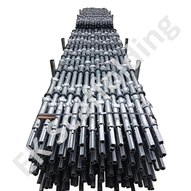 Ocynkowane standardowe pomalowane pionowe system rusztowania cuplock