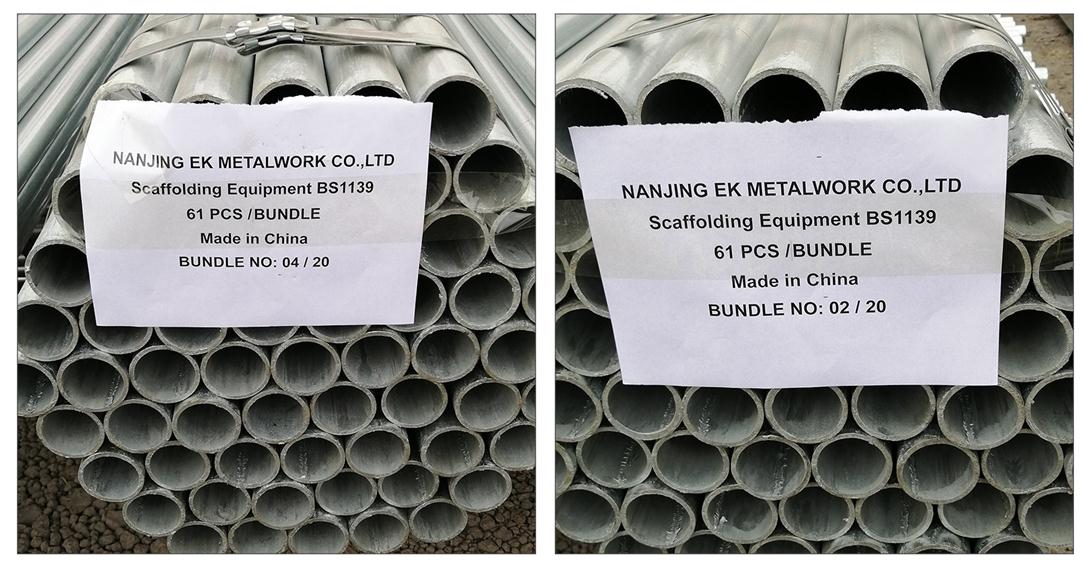 Zdjęcia ładowania rur rusztowania 01