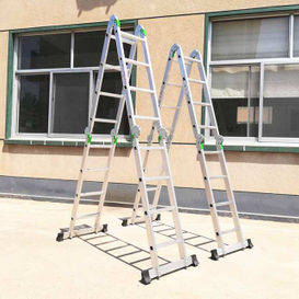 Rusztowanie Składana aluminiowa drabina 4x4 stopnie