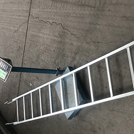 Rusztowanie prostej stalowej małpy drabiny ocynkowane