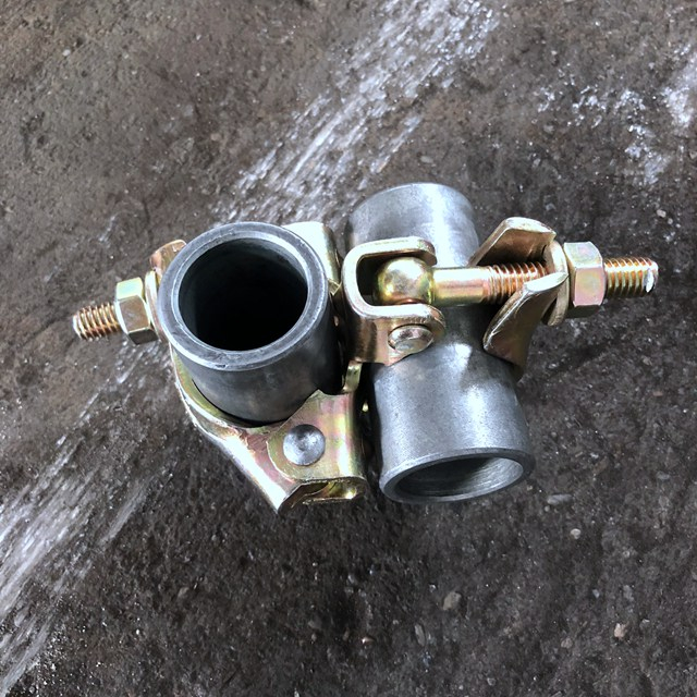 Electro galwaniowane EN74 1B Rusztowanie prasowane podwójny łącznik