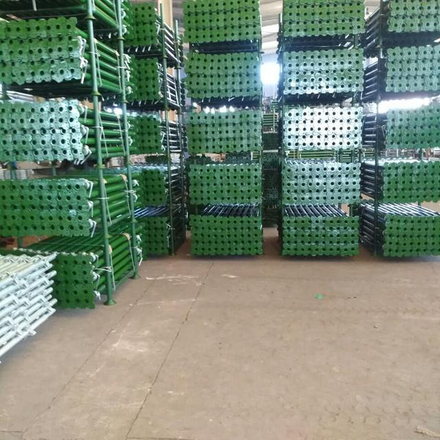 Painted BS1139 rusztowanie stalowe rekwizyt do budowy