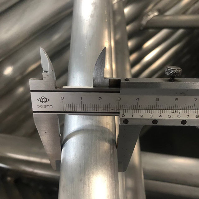 Budowanie materiałów rusztowania aluminium prosta wiązka drabiny