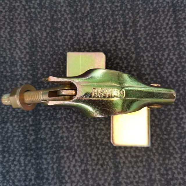 Wciśnięta tablica rusztowań Zatrzymanie łącznika BS1139 Kolor cynku Plane BRC