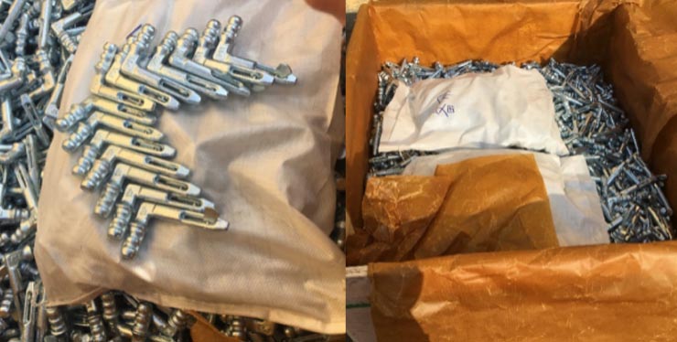 Pin hakowy rusztowania