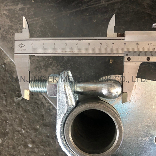 Płyta testowa łącznika ustalającego 