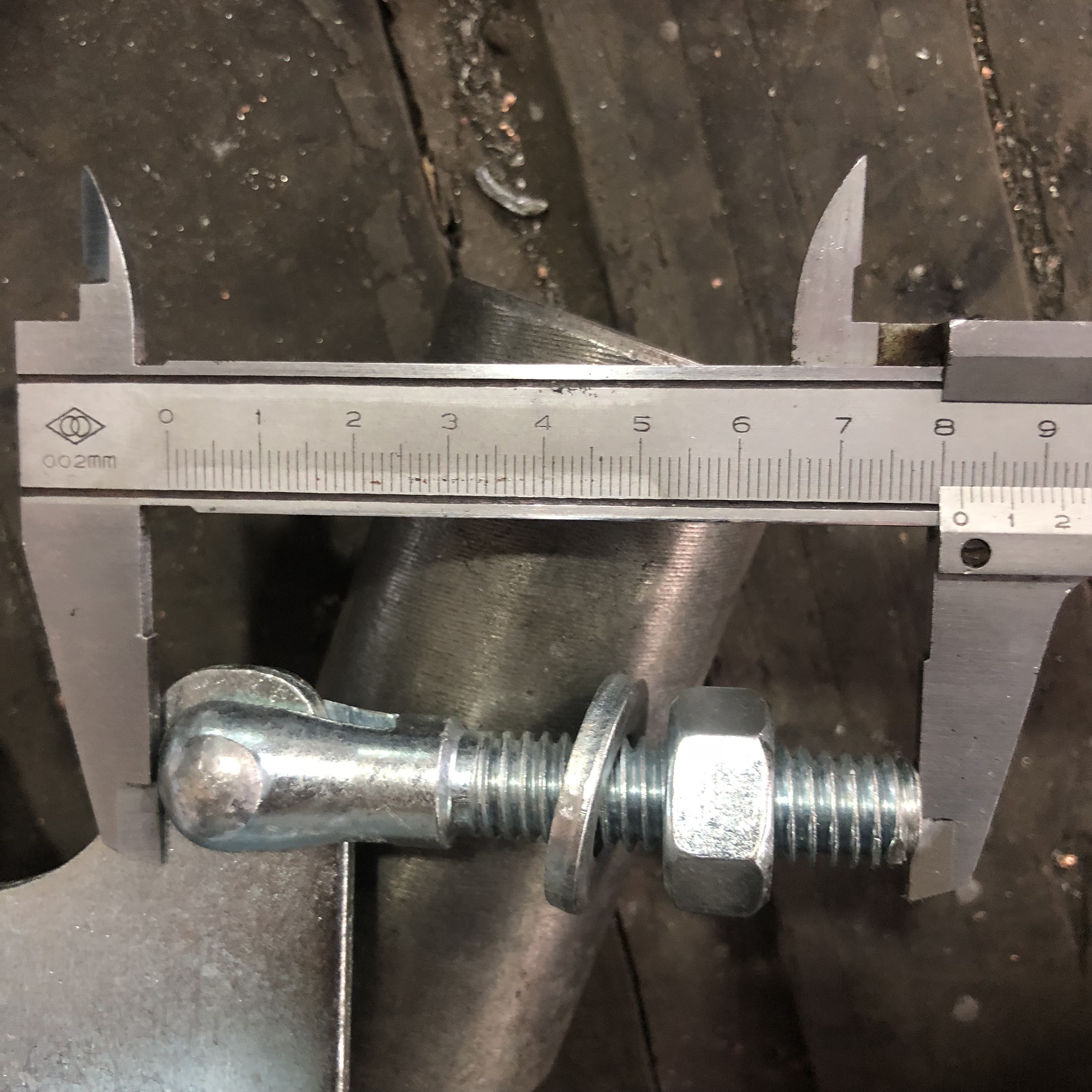 płyty łącznika ustalającego Rozmiar 