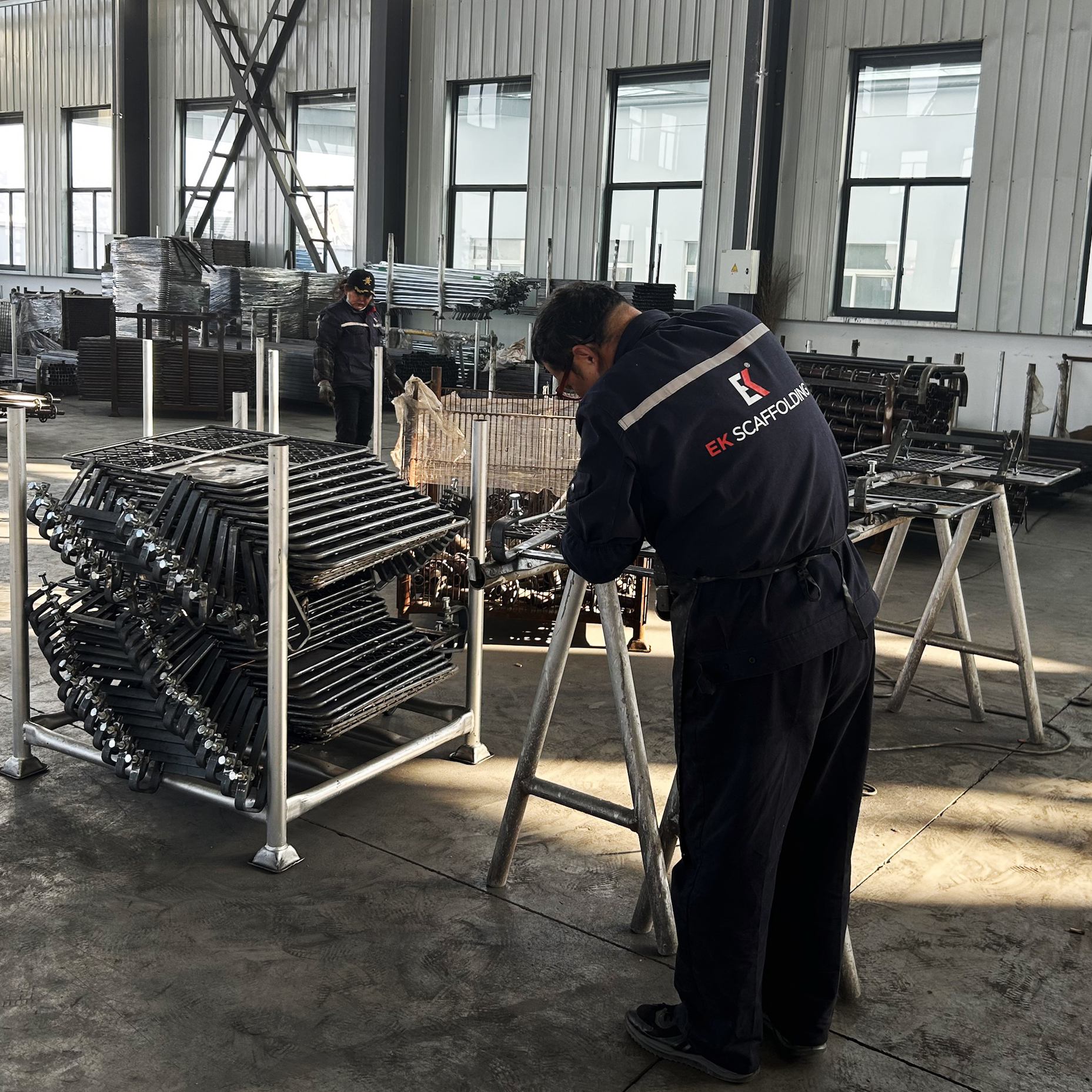 Drzwi pułapki rusztowania