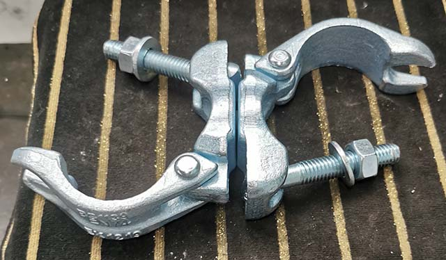 Upuść kute rusztowanie ocynkowane obrotowy łącznik