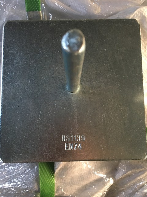 BS1139 EN74 Rusztowanie cynku okrągłe płytka podstawowa pręta