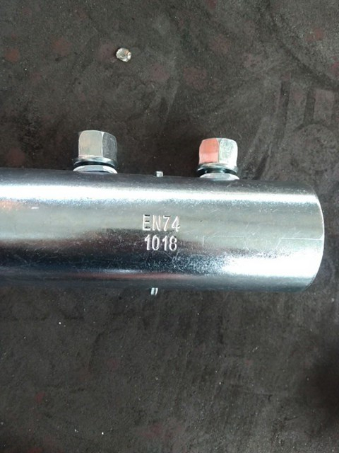 EN74 Wciśnięte rusztowanie złącza złącza cynku białe złącze zewnętrzne