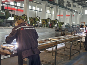 Spawanie belki aluminiowej