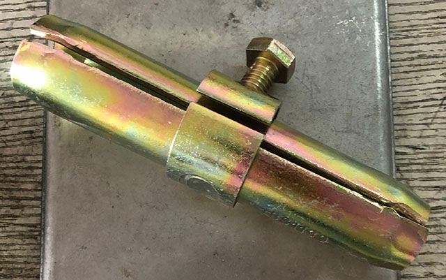 Rusztowanie zaciskającego rusztowanie łącznikowy łącznik pinowy