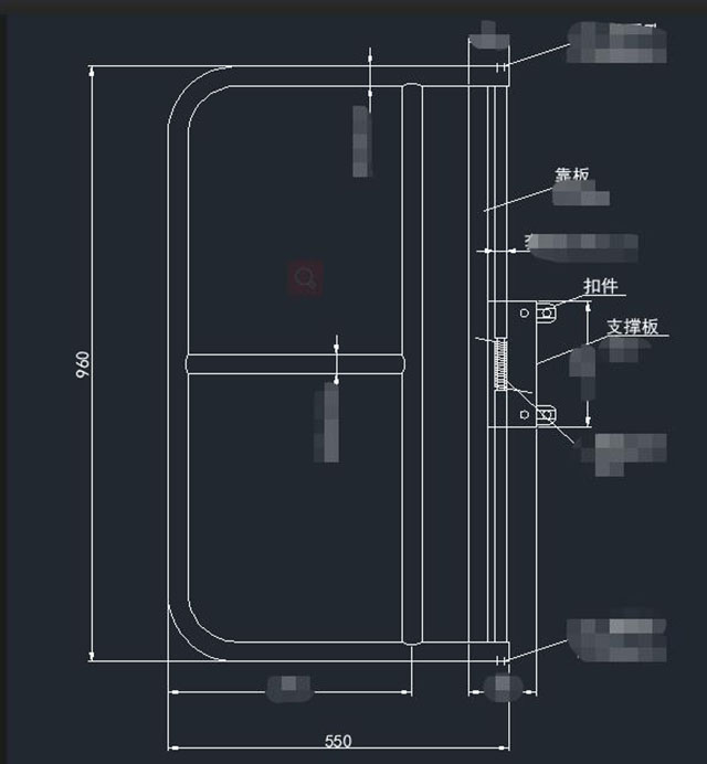 Dostęp do drabiny brama