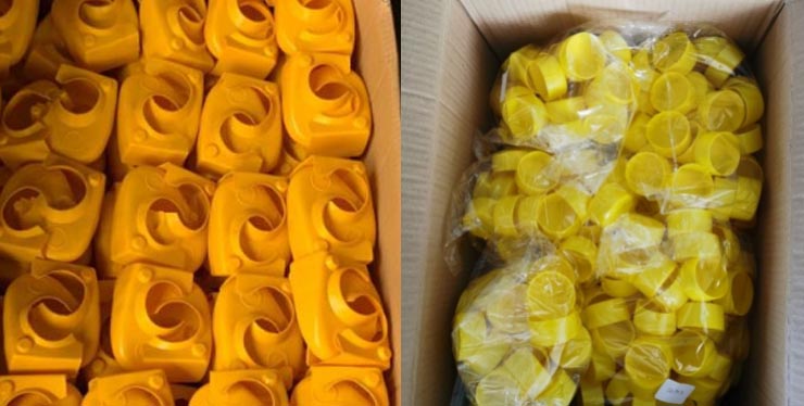 plastikowa pokrywa łącznika i czapka rurowa