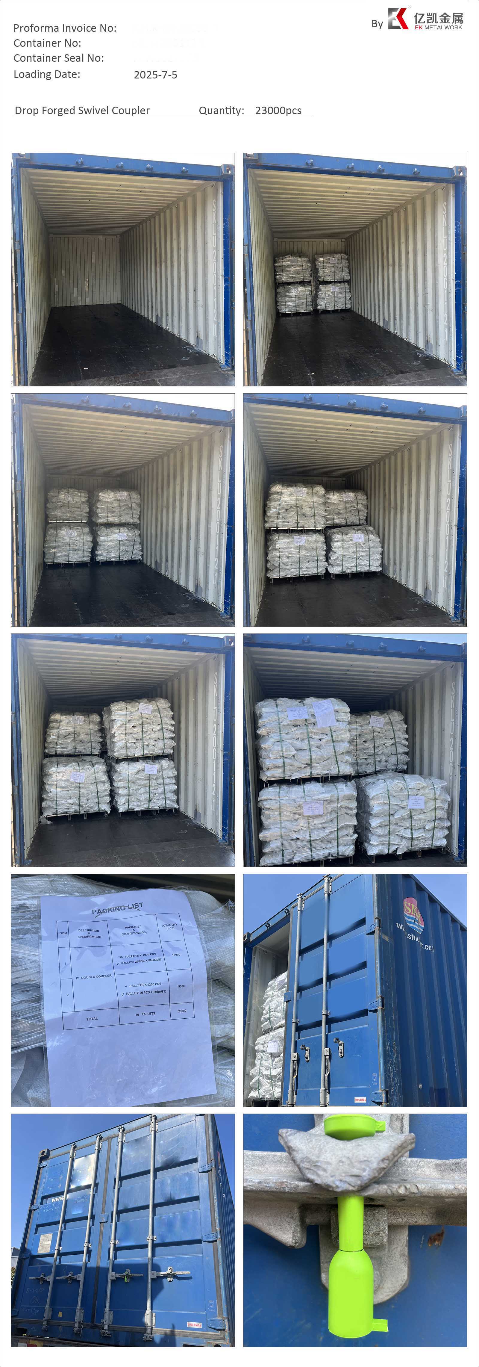 Łącznik obrotowy kuty matrycowo 