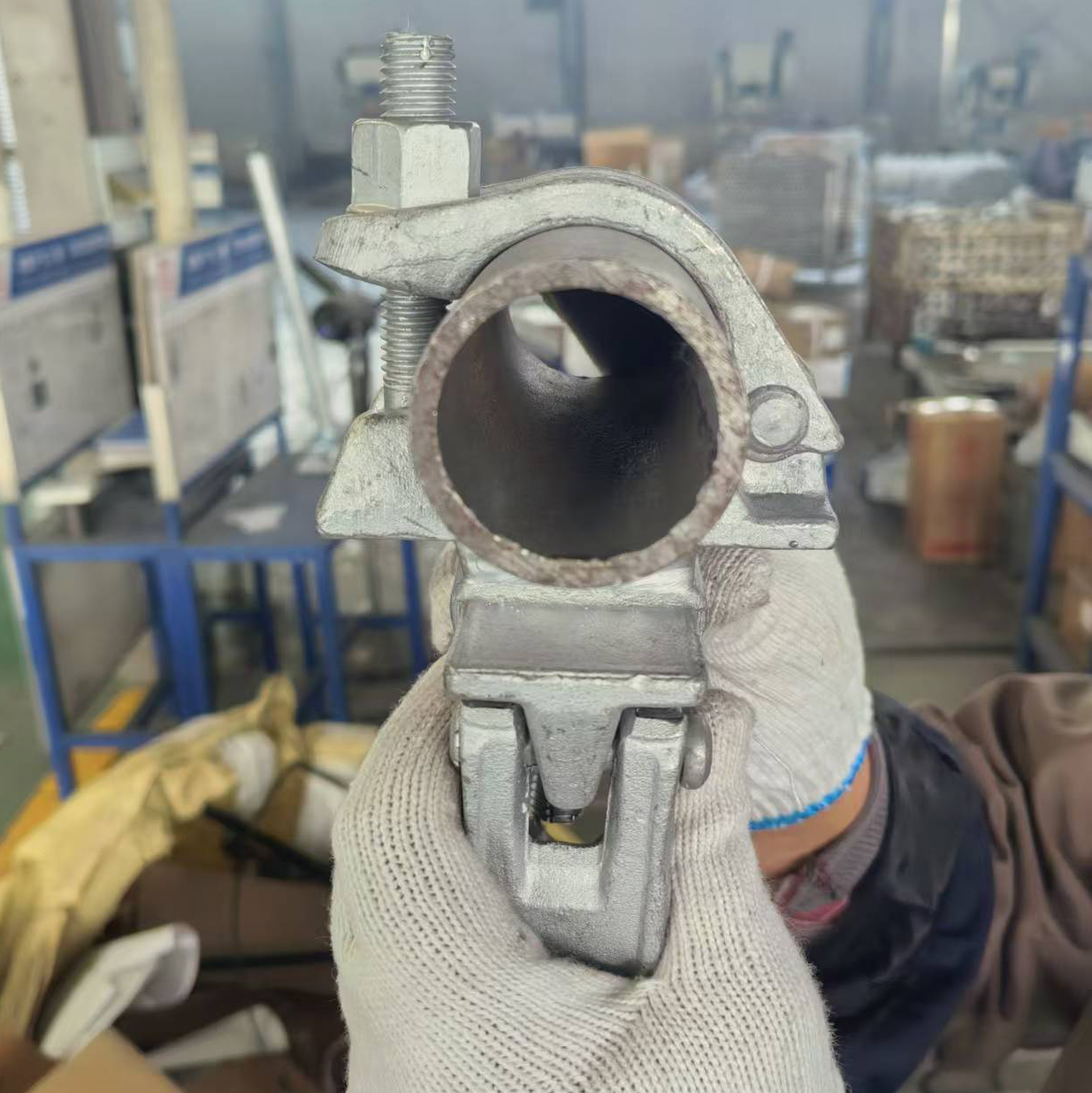 Łącznik podwójny 60 X 60 Zacisk do rusztowań o specjalnym kształcie