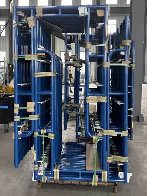 Układ rusztowania ramy