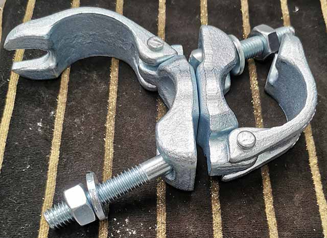 Upuść kute rusztowanie elektro-galtwanizowanego łącznika obrotowego