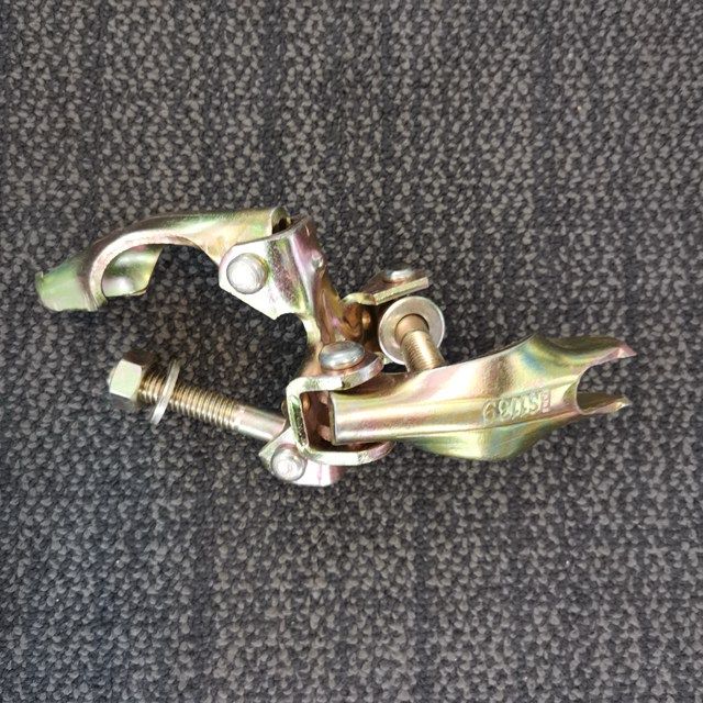 Wciśnięte zaciski cynku rusztowanie stalowy podwójny łącznik