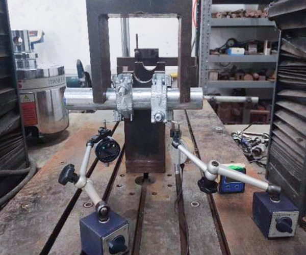  łącznik w teście (test poślizgu wzdłuż rurki kołnierz)